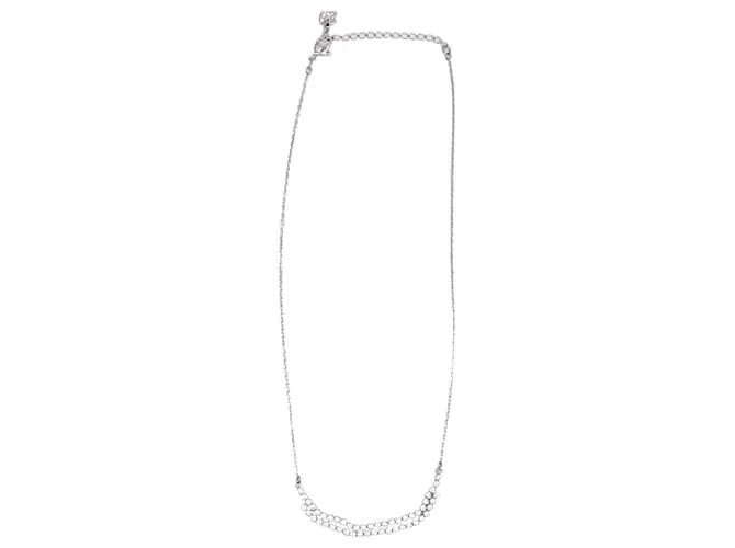 Collar sutil de Swarovski estilo galaxia de cristal 5217771 en metal plateado Plata 