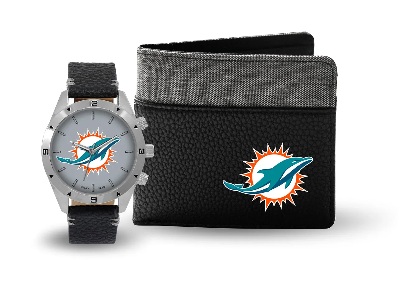 Combo Reloj Con Cartera Game Time Dolphins