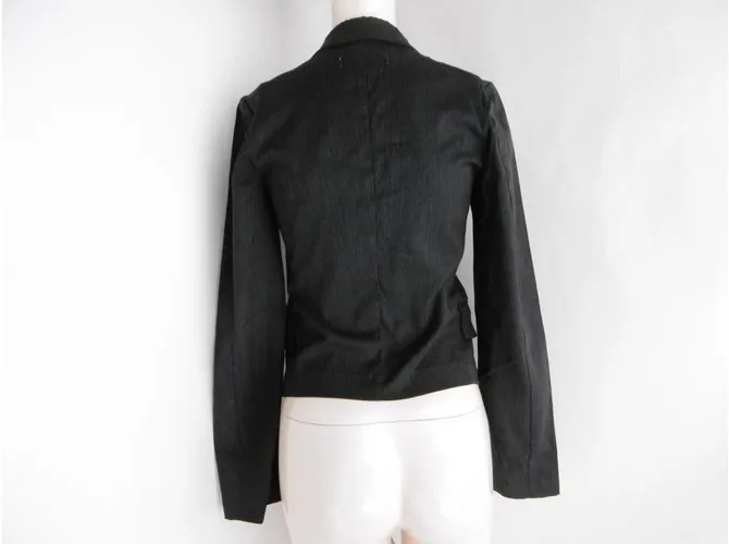 Comme Des Garcons Chaqueta recortada Gris antracita 
