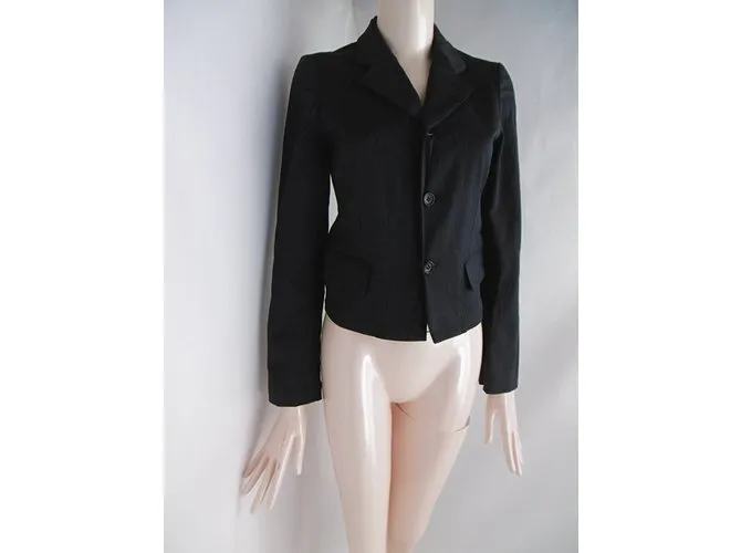 Comme Des Garcons Chaqueta recortada Gris antracita 