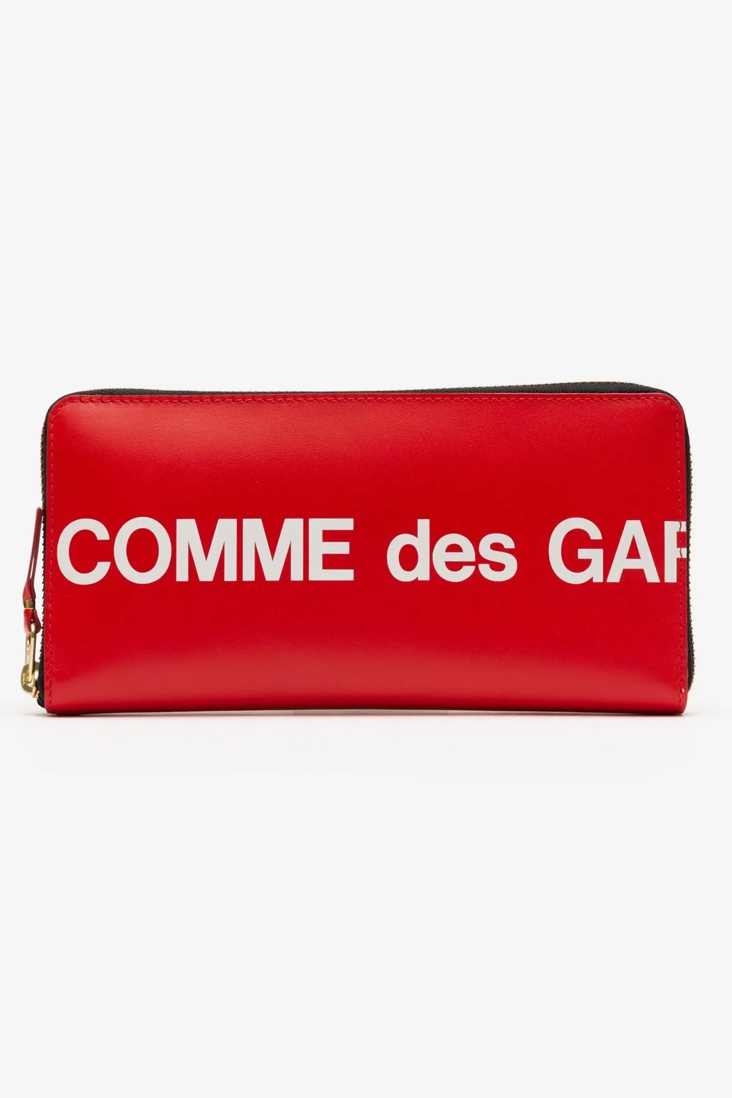 Comme Des Garcons Wallet Huge Logo Red J