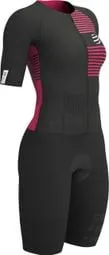 Compressport Compressport Aero Trisuit Mujer Negro/Rosa