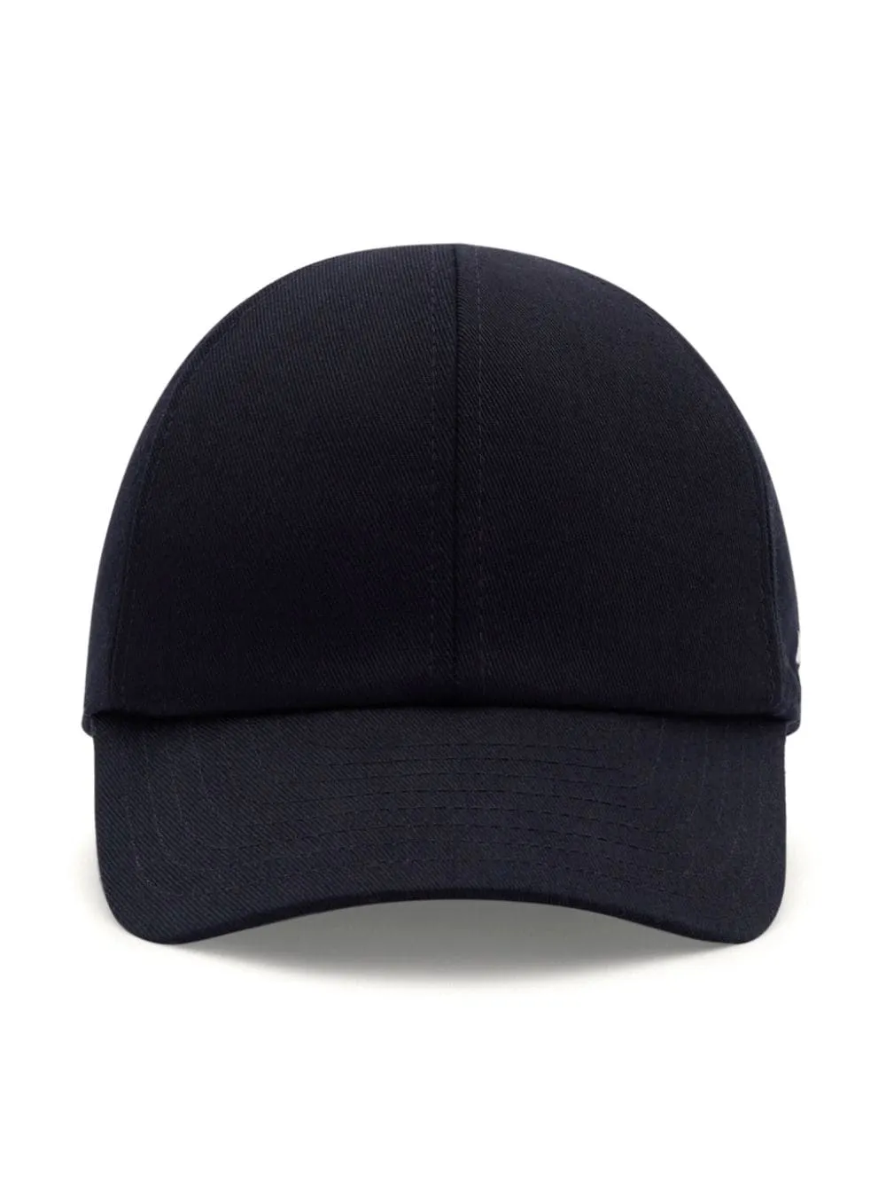 Courreges Cap Signature Cotton Black