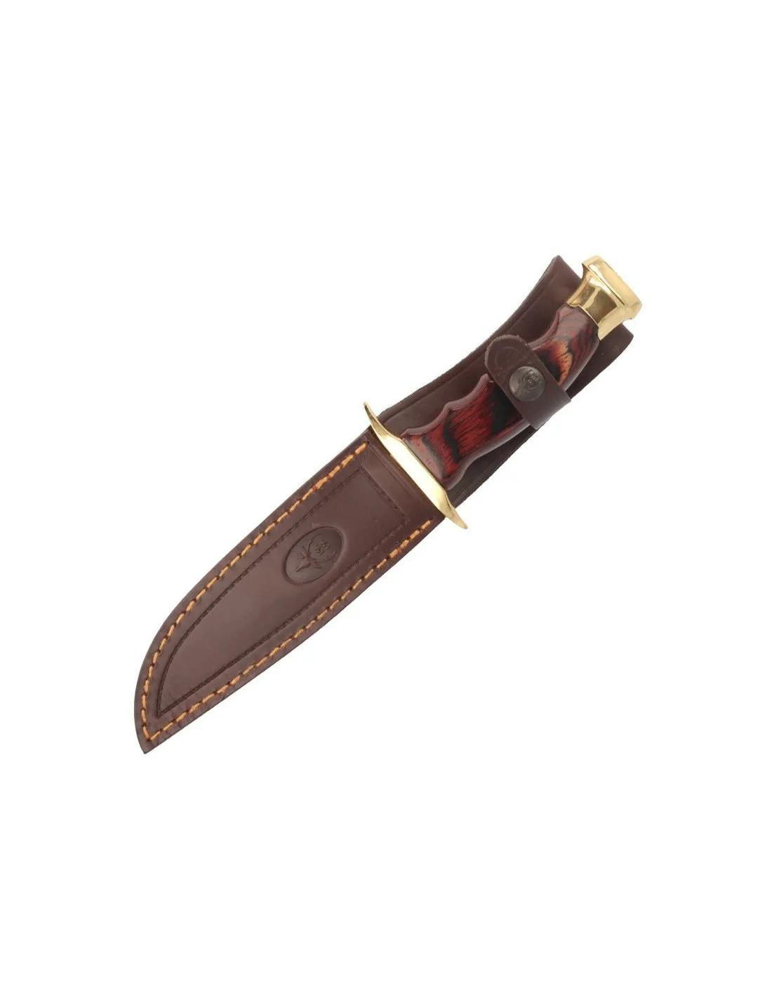 Cuchillo Bowie de Muela, madera coral (25,5 cm.)