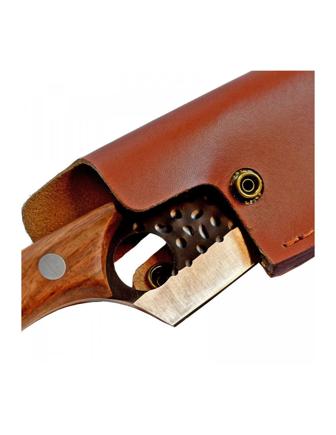 Cuchillo Cheff Serbio con funda y correa, 28 cm.