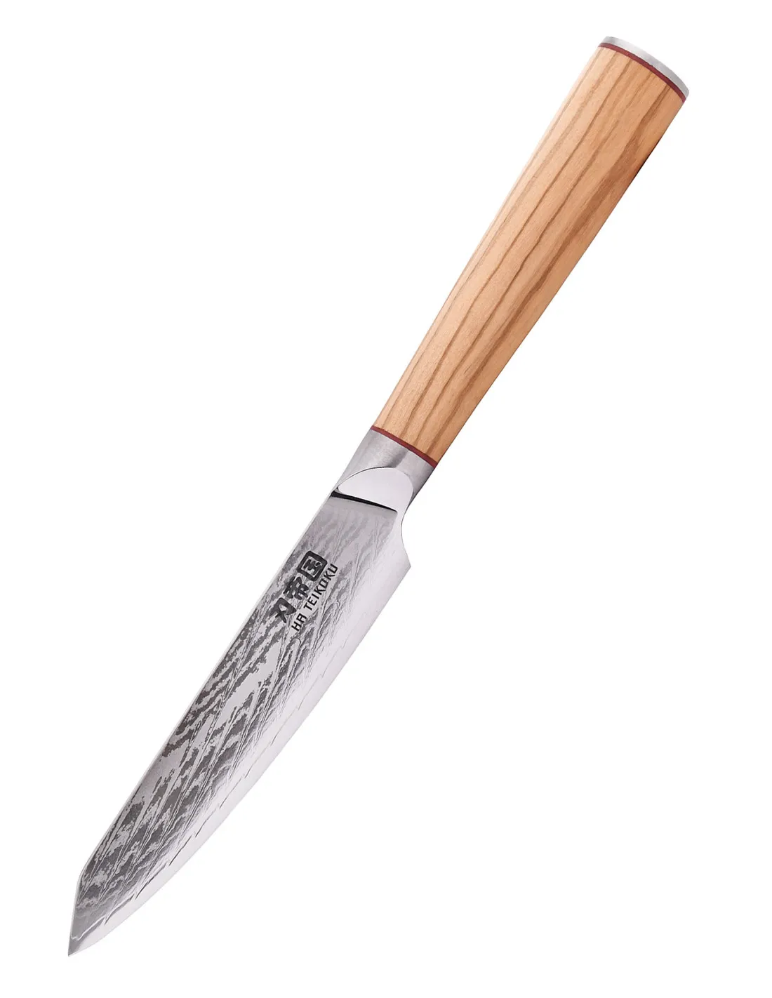Cuchillo Cocina Ha Teikoku, hoja en Acero Damasco (24 cm.)