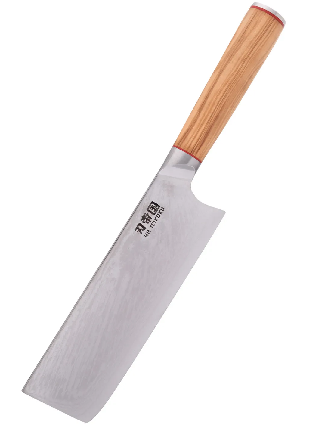Cuchillo Cocina Macheta, Ha Teikoku, hoja Acero Damasco (32 cm.)