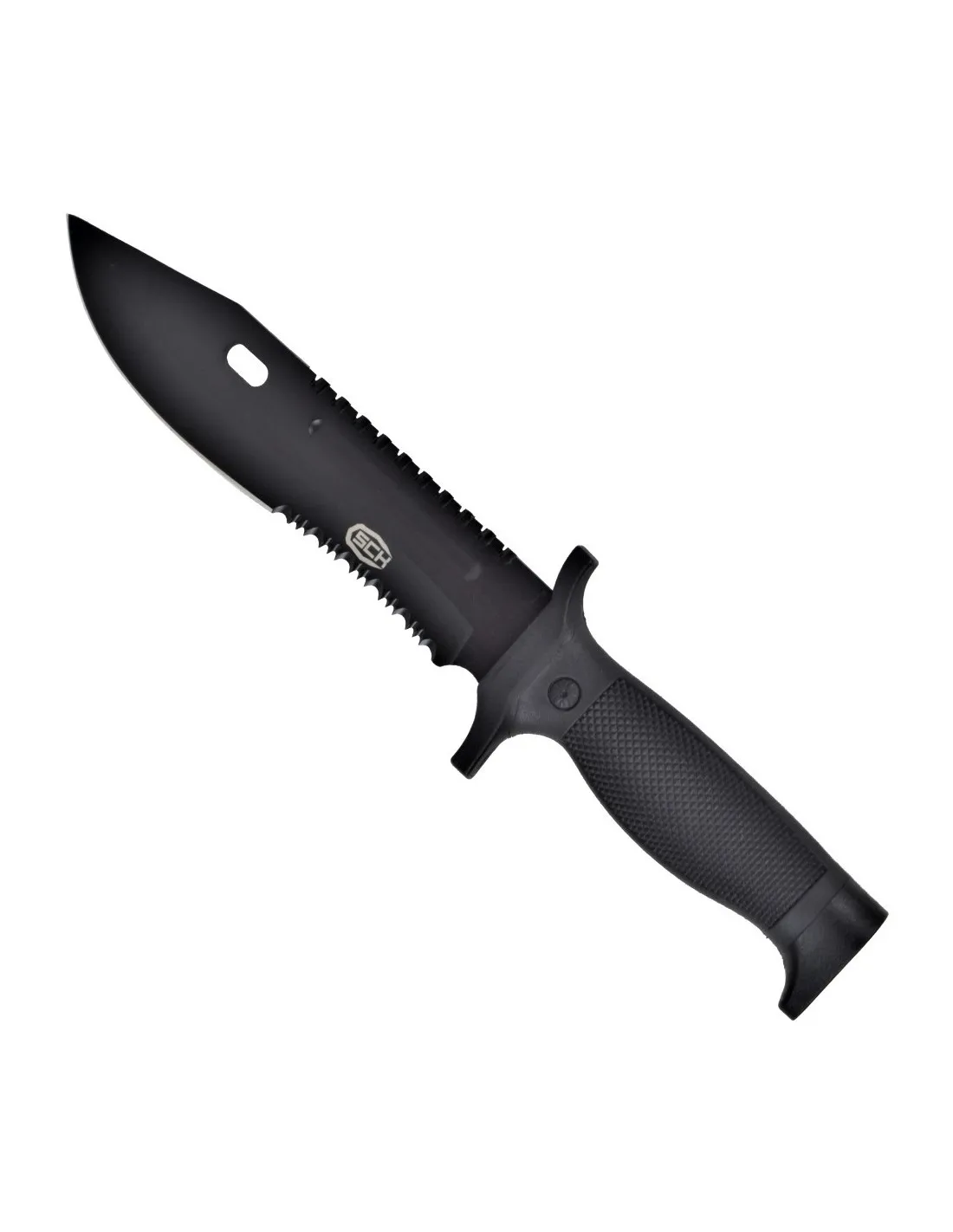 Cuchillo de caza SCK hoja acero inox. con sierra (30,5 cm.)