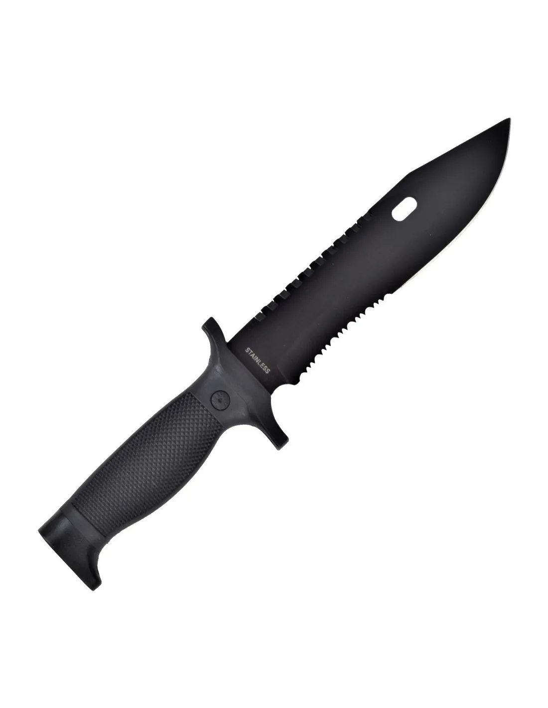 Cuchillo de caza SCK hoja acero inox. con sierra (30,5 cm.)