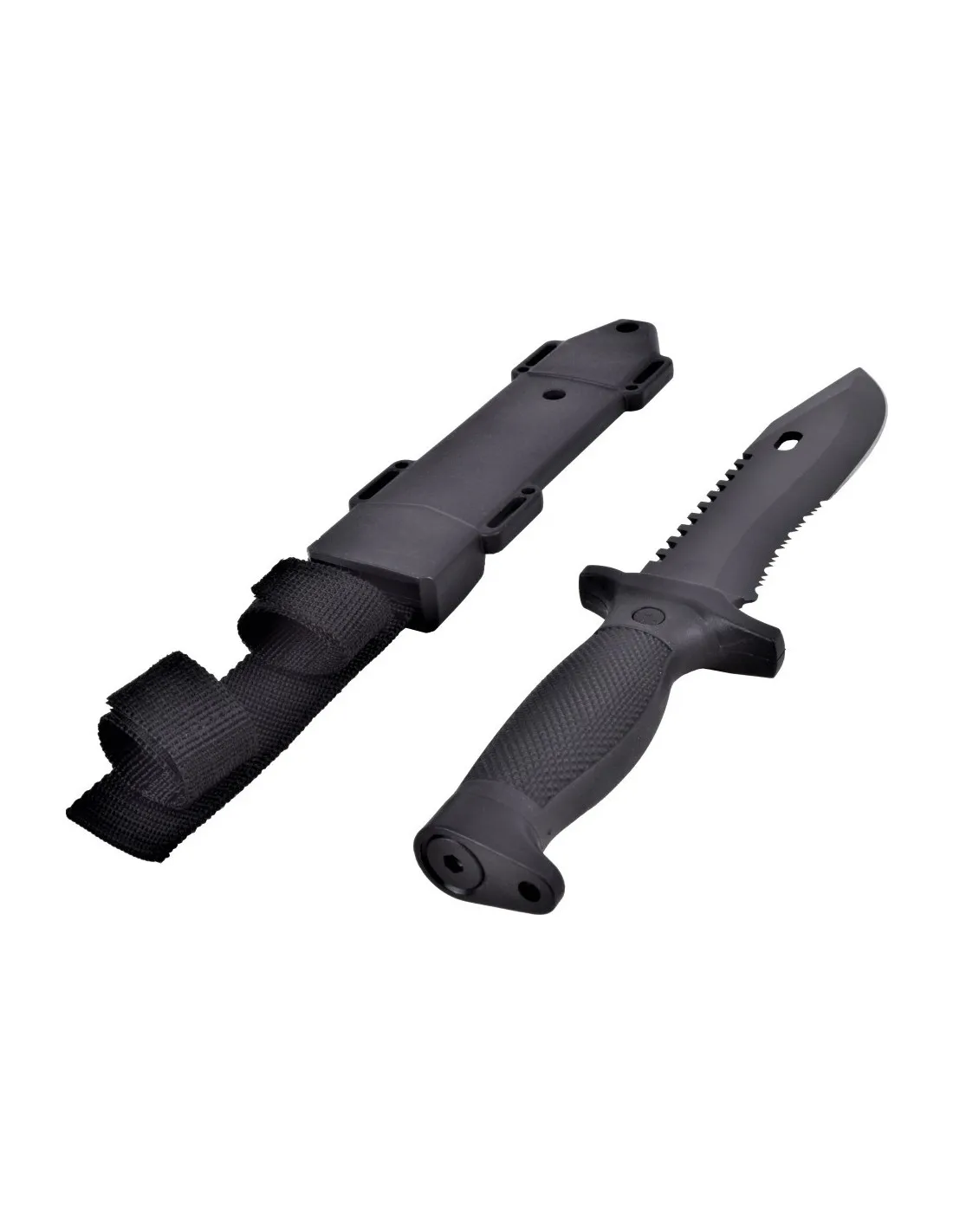Cuchillo de caza SCK hoja acero inox. con sierra (30,5 cm.)