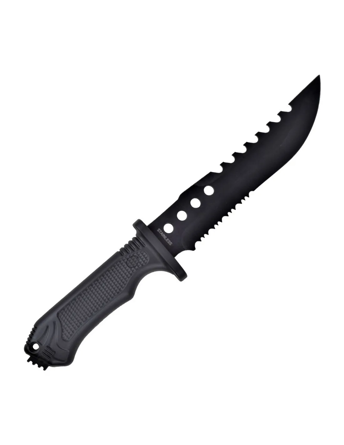 Cuchillo de caza SCK hoja acero inox. con sierra (31,5 cm.)