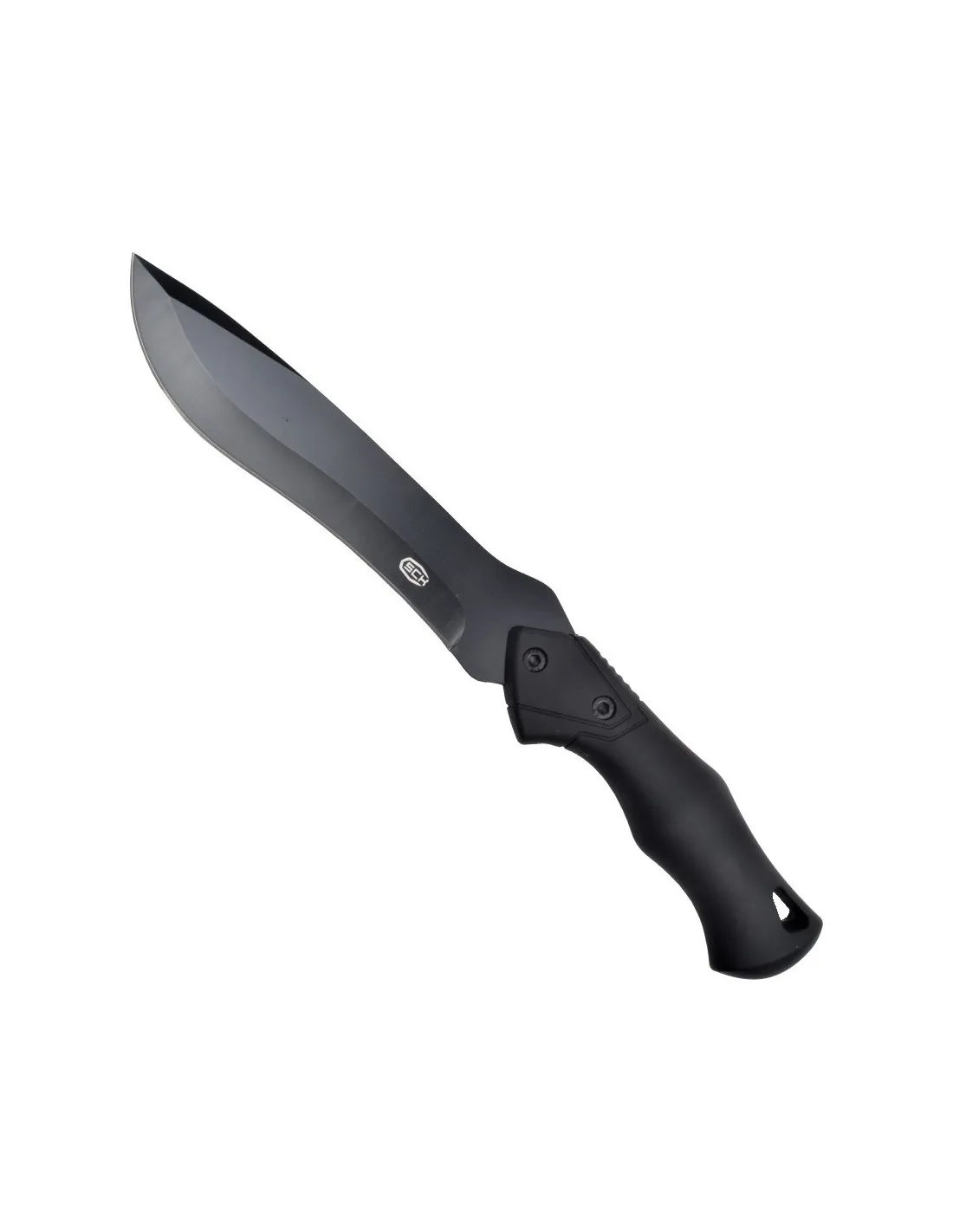 Cuchillo de caza SCK hoja acero inox. negra (36,2 cm.)