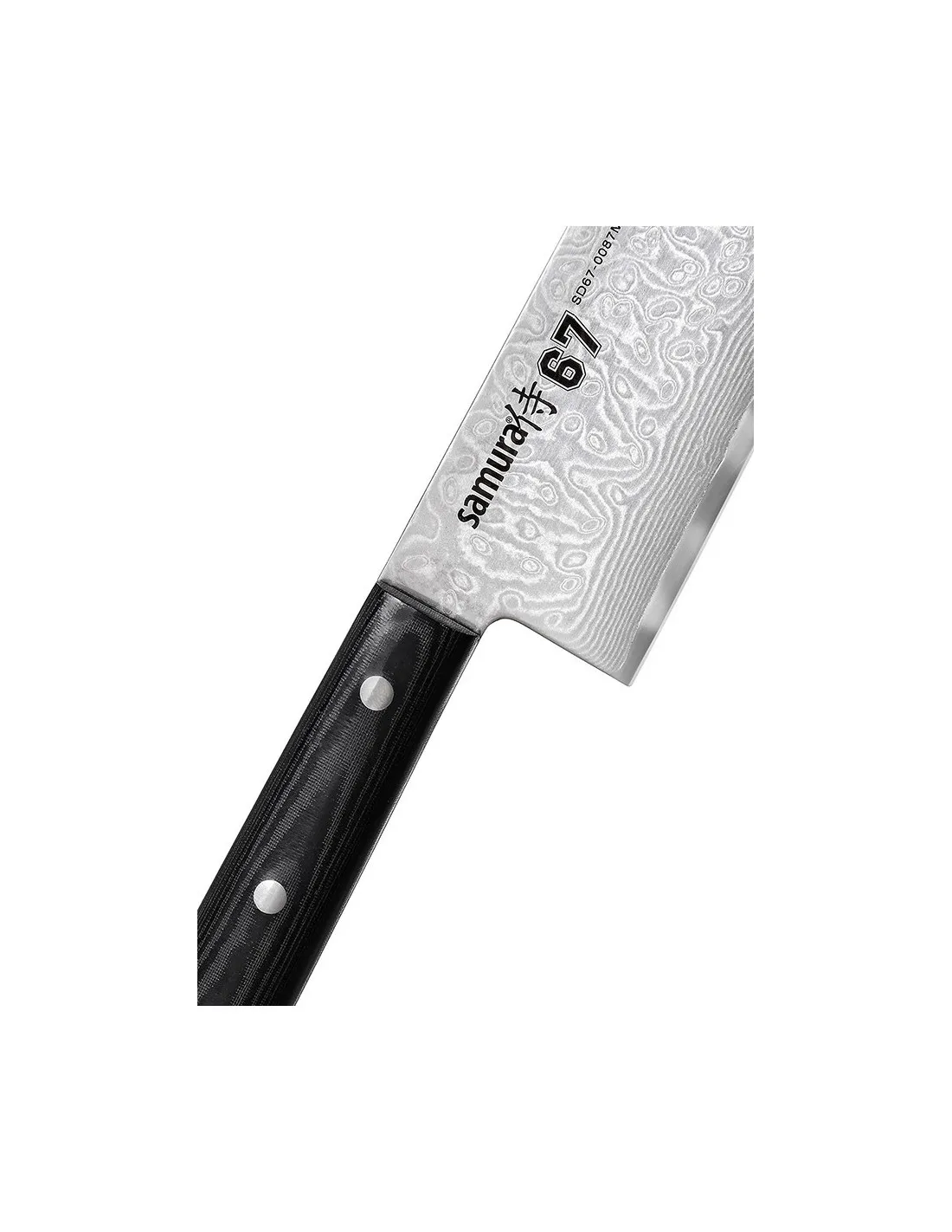 Cuchillo de Chef Samura serie Damascus, hoja 24 cm.
