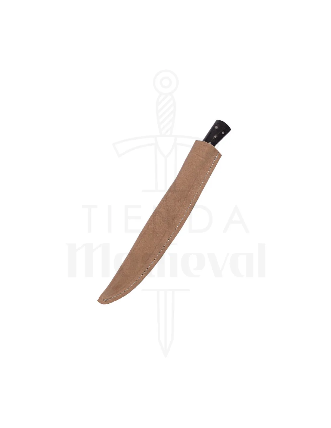 Cuchillo de cocina acero inox. con funda (23,5 cm.)