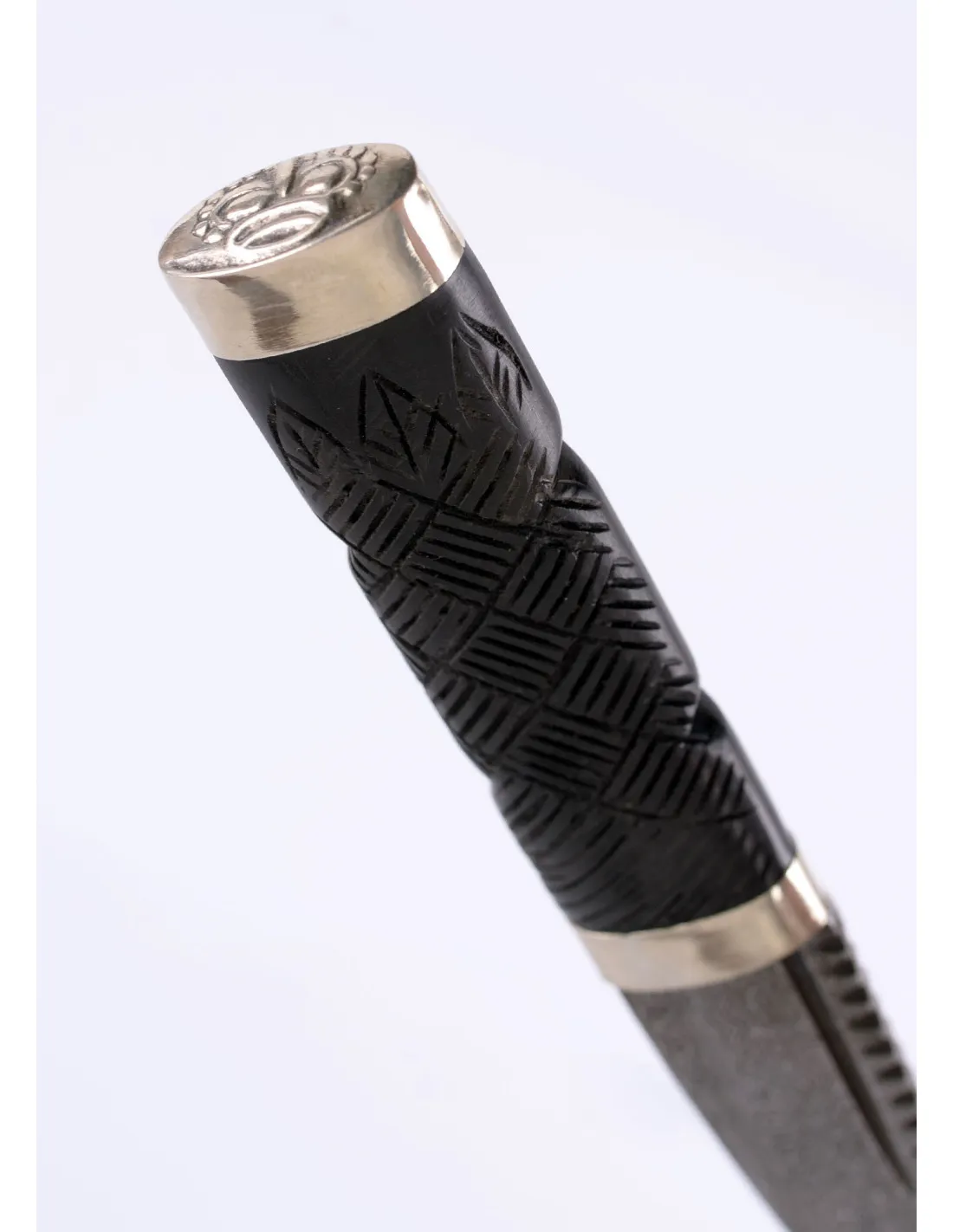 Cuchillo escocés hoja damasco Sgian Dubh (19,5 cm.)