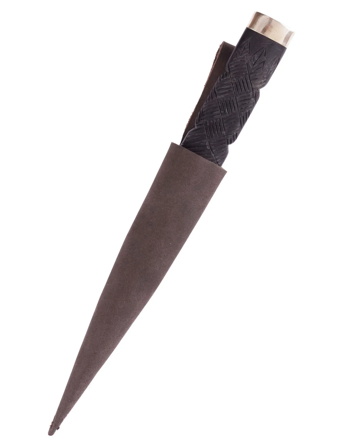 Cuchillo escocés hoja damasco Sgian Dubh (19,5 cm.)