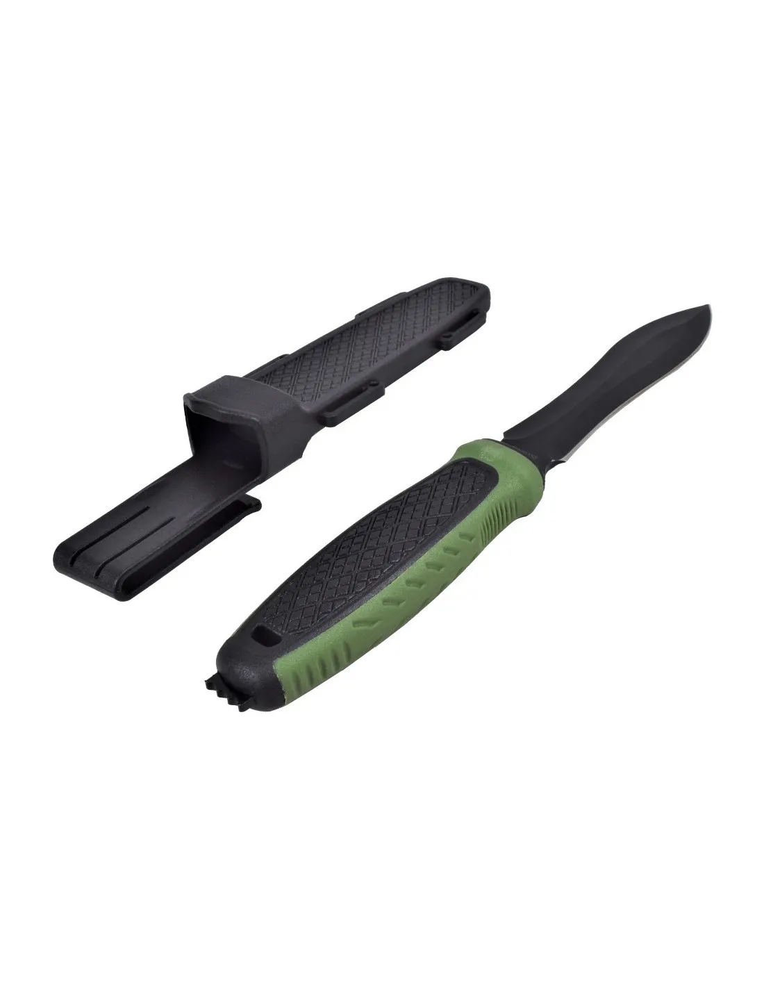 CUCHILLO NEGROVERDE OLIVA DE SUBMARINISMO SCK (24 CM.)
