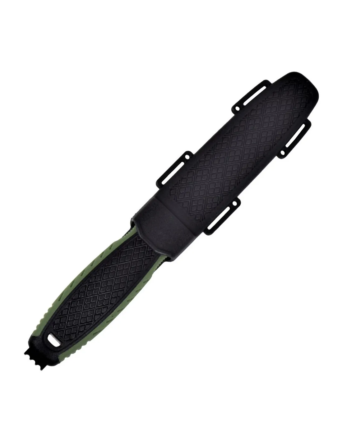 CUCHILLO NEGROVERDE OLIVA DE SUBMARINISMO SCK (24 CM.)