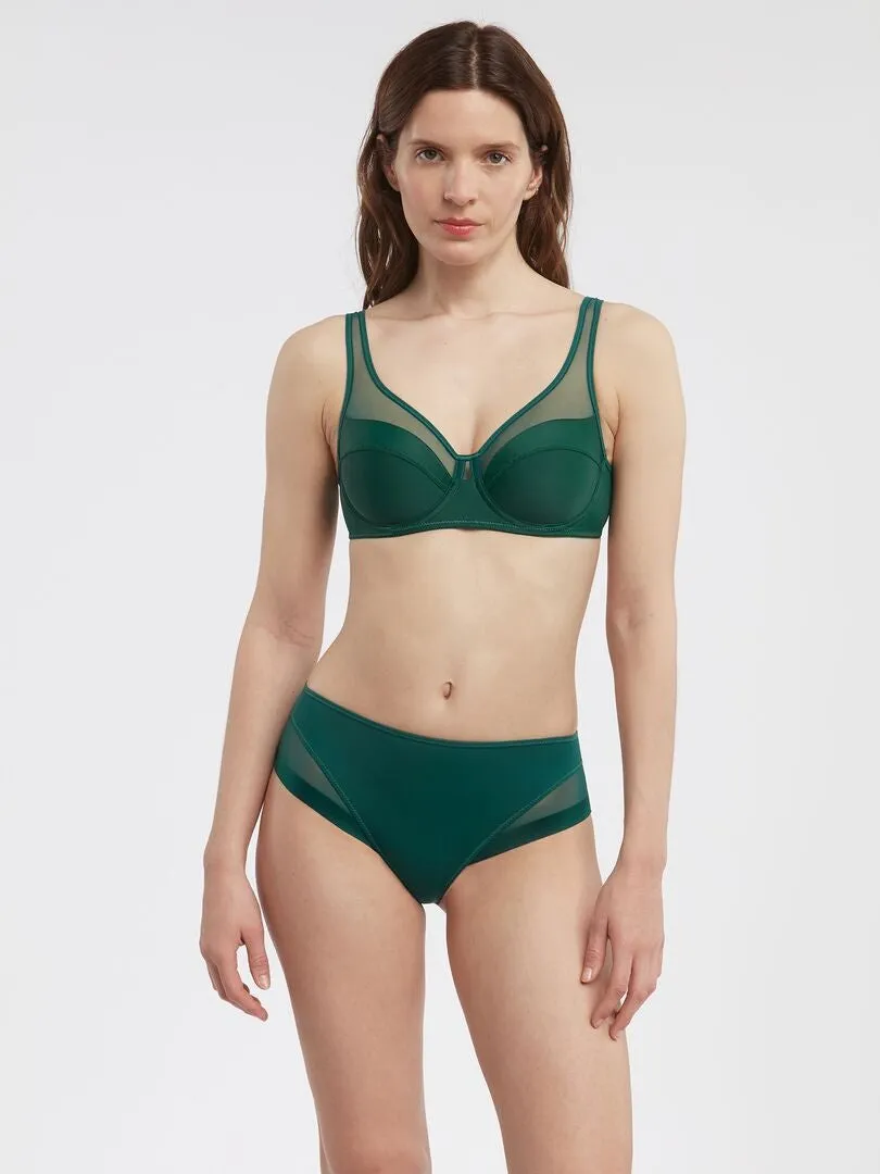 CULOTTE DE MICROFIBRA 'DIM'  VERDE