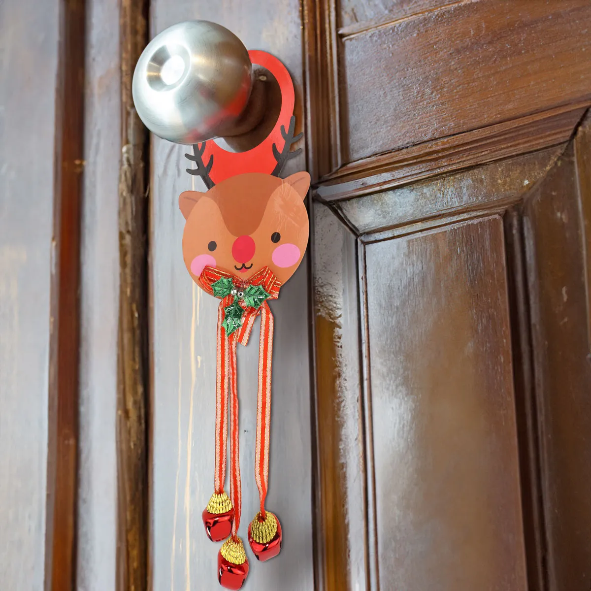 Decoración Navidea de Reno para Picaporte