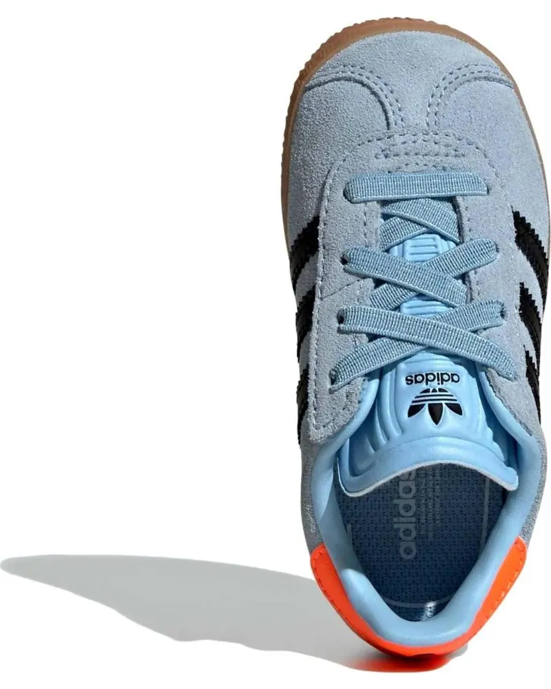Deportivas ADIDAS  de Niña y Niño MODELO GAZELLE CF EL I PARA KID  AZUL