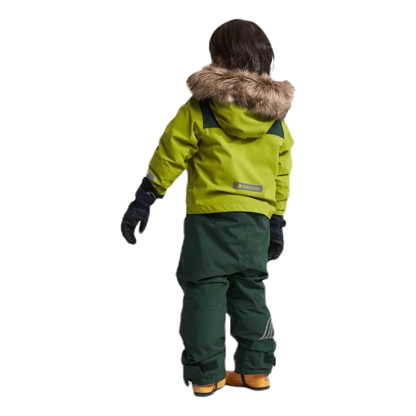 Didriksons Tirian Kid's Coverall Green
