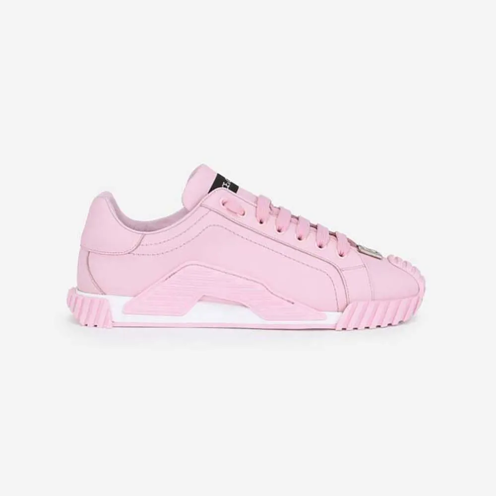 DOLCE GABBANA ZAPATILLAS DEPORTIVAS UNISEX D&G NS1 DE PIEL DE BECERRO CON LOGOTIPO DGROSA