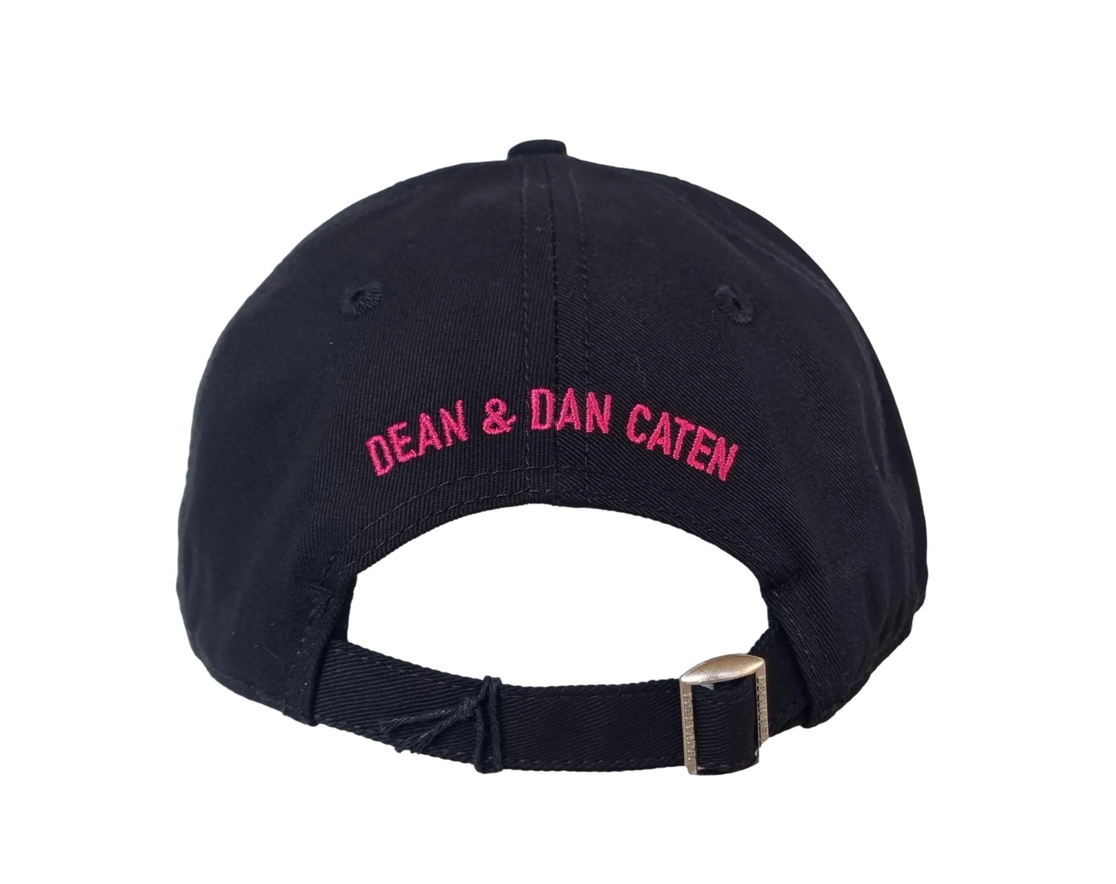 DSQUARED2 Gorra de béisbol sombrero M637 Blur ICON negro rosa fluo