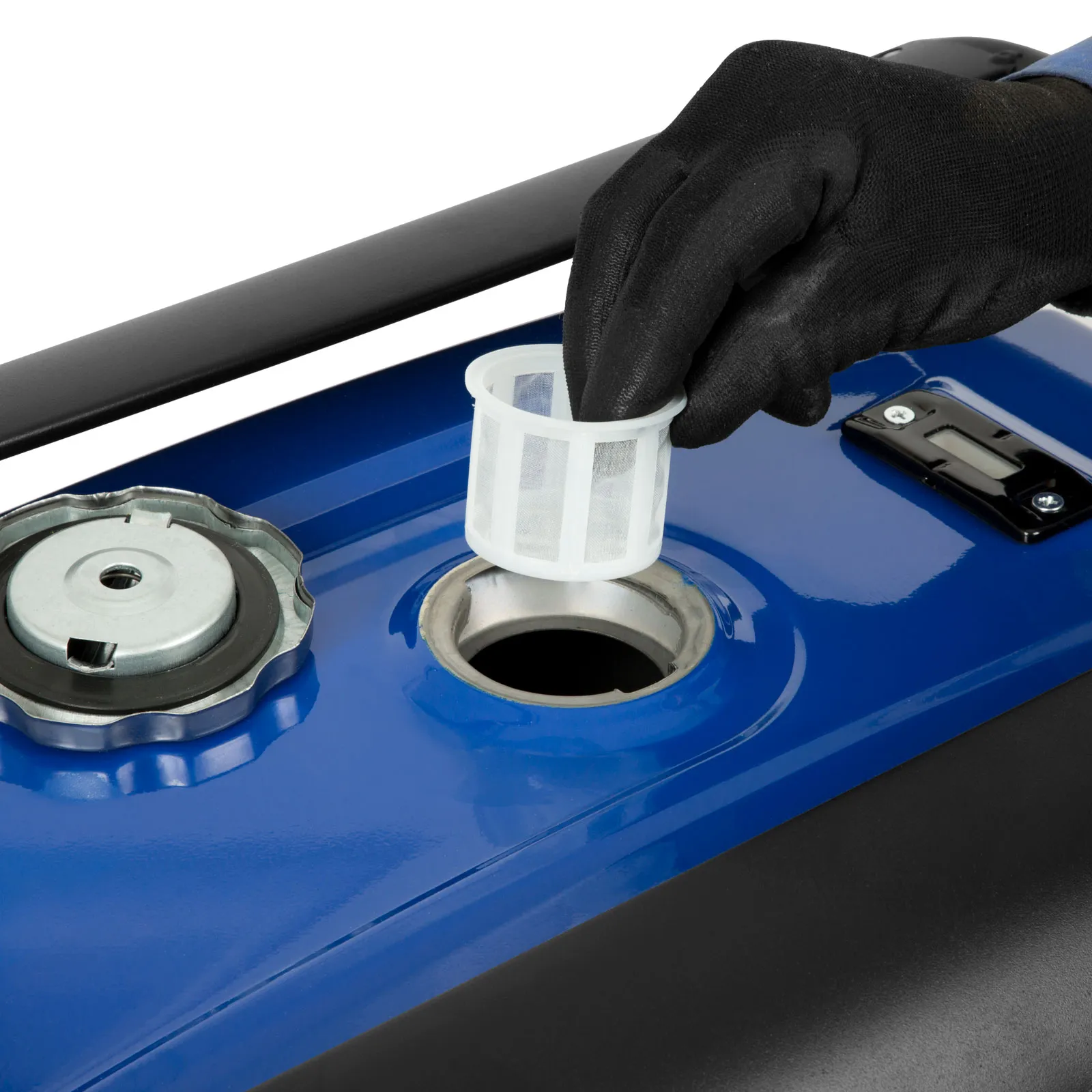 EBERTH Potente generador de energía con una potencia del motor de 6,5 hp / 4,8 kW y un chasis resistente
