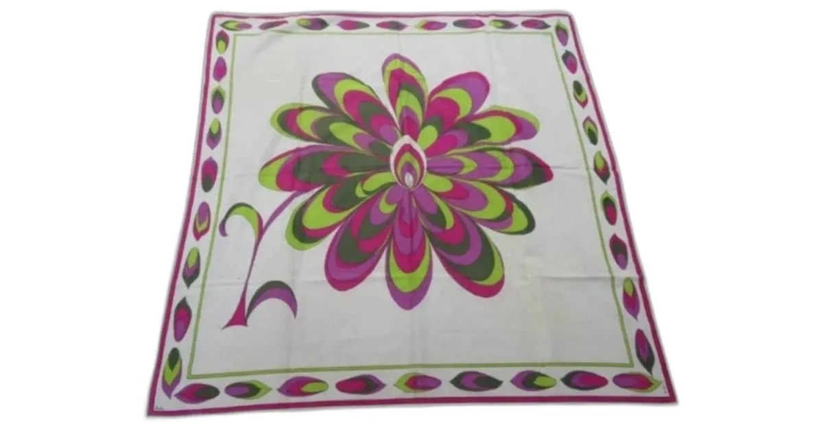 Emilio Pucci Pañuelos de seda Multicolor 