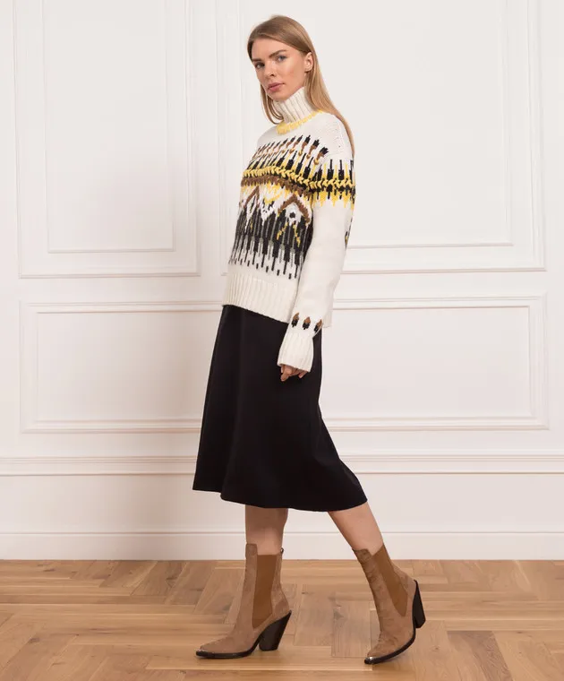 Ermanno Scervino Black midi skirt