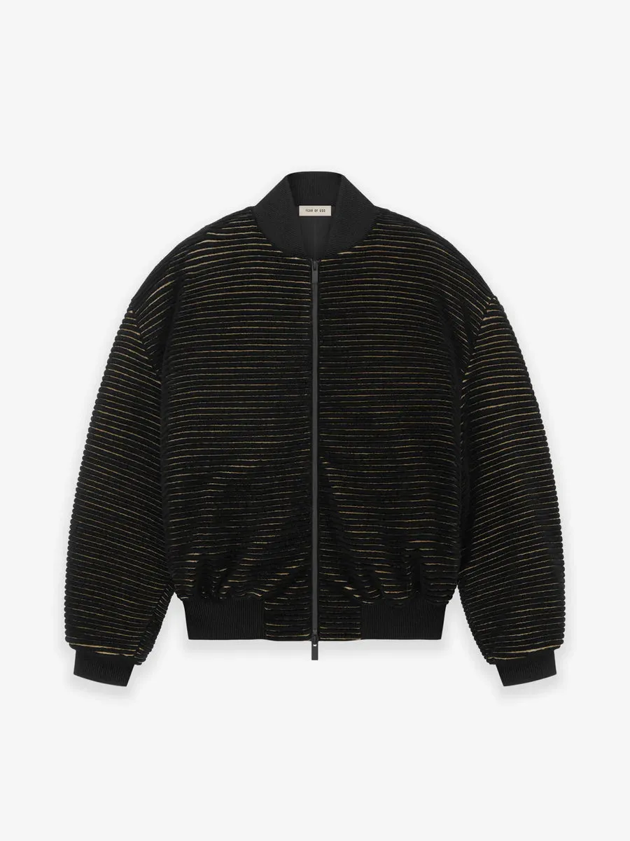 Fear Of God Wool Cotton Corduroy Bomber Black