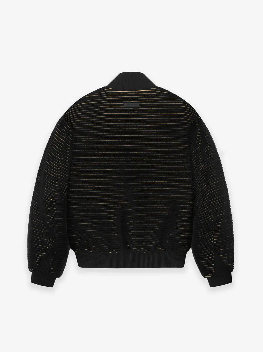 Fear Of God Wool Cotton Corduroy Bomber Black