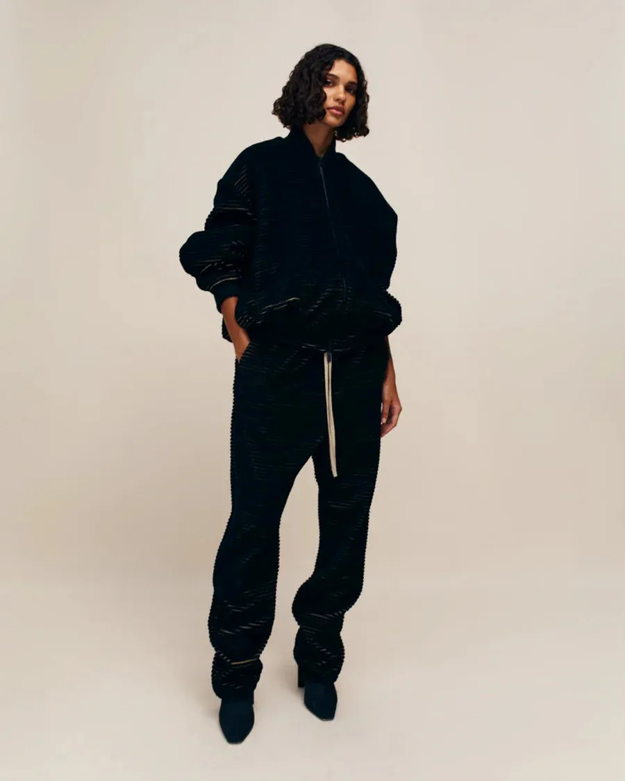 Fear Of God Wool Cotton Corduroy Bomber Black