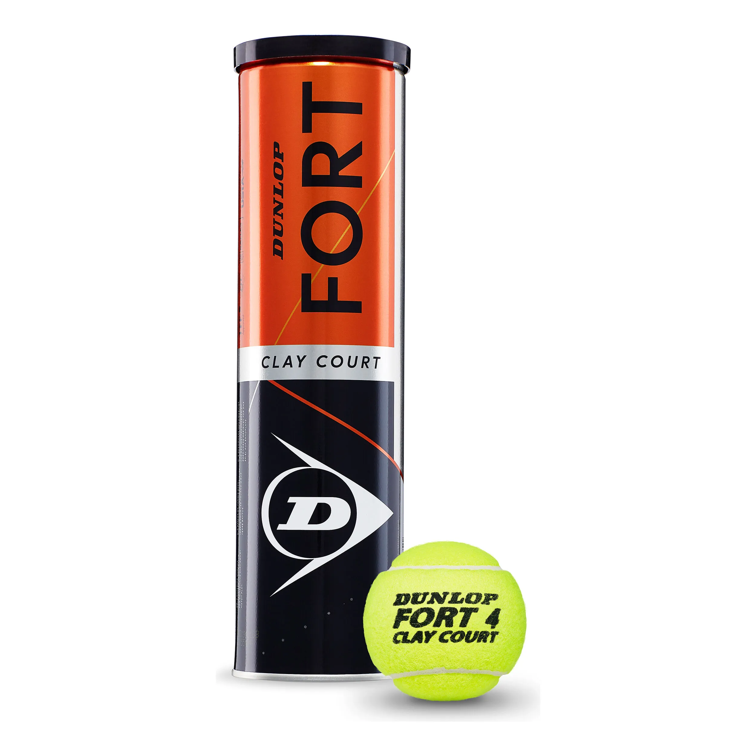 Fort Clay Court Bote De 4 Pelotas