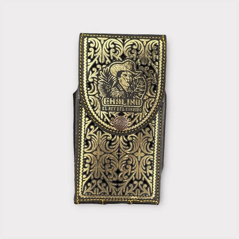 Funda Para Telefono El Rey del Corrido Oro