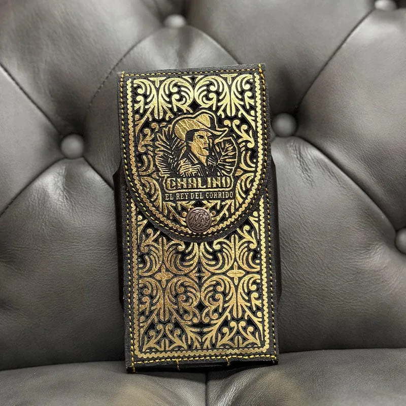 Funda Para Telefono El Rey del Corrido Oro
