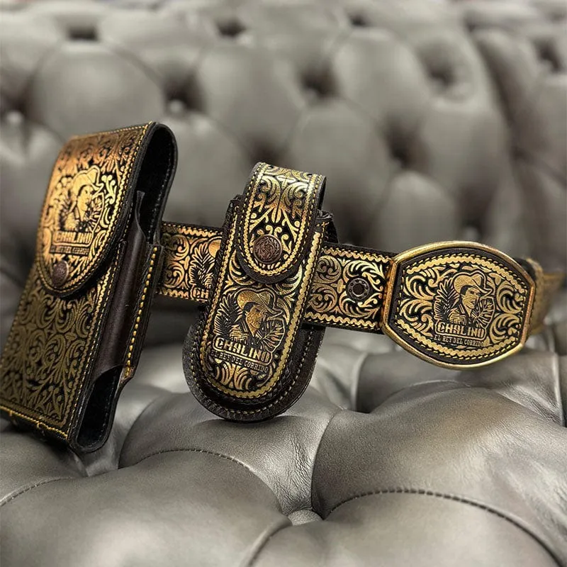Funda Para Telefono El Rey del Corrido Oro
