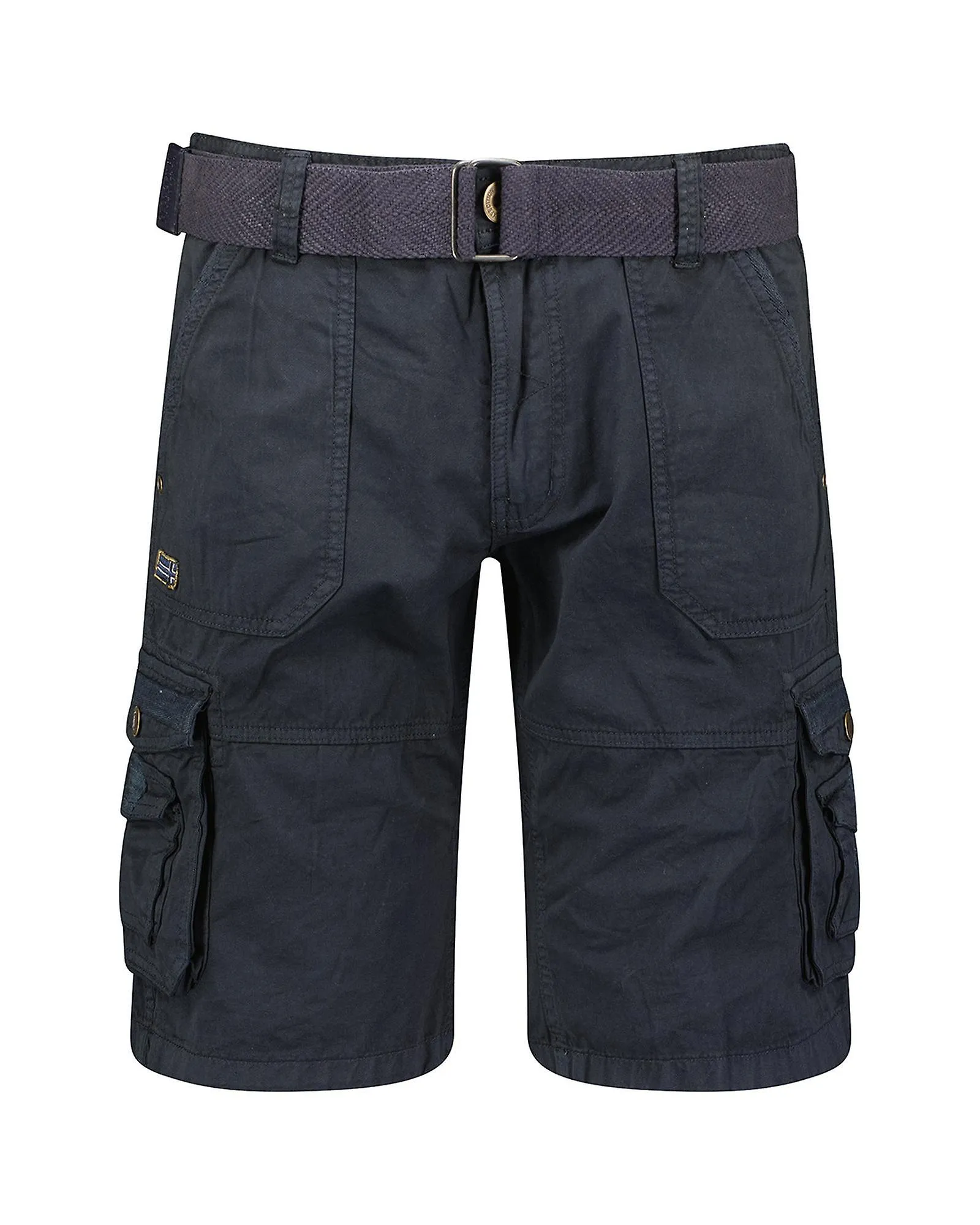GEOGRAPHICAL NORWAY LOGO COTTON SHORTS WITH ZIPFASTENING AND MULTIPLE POCKETS