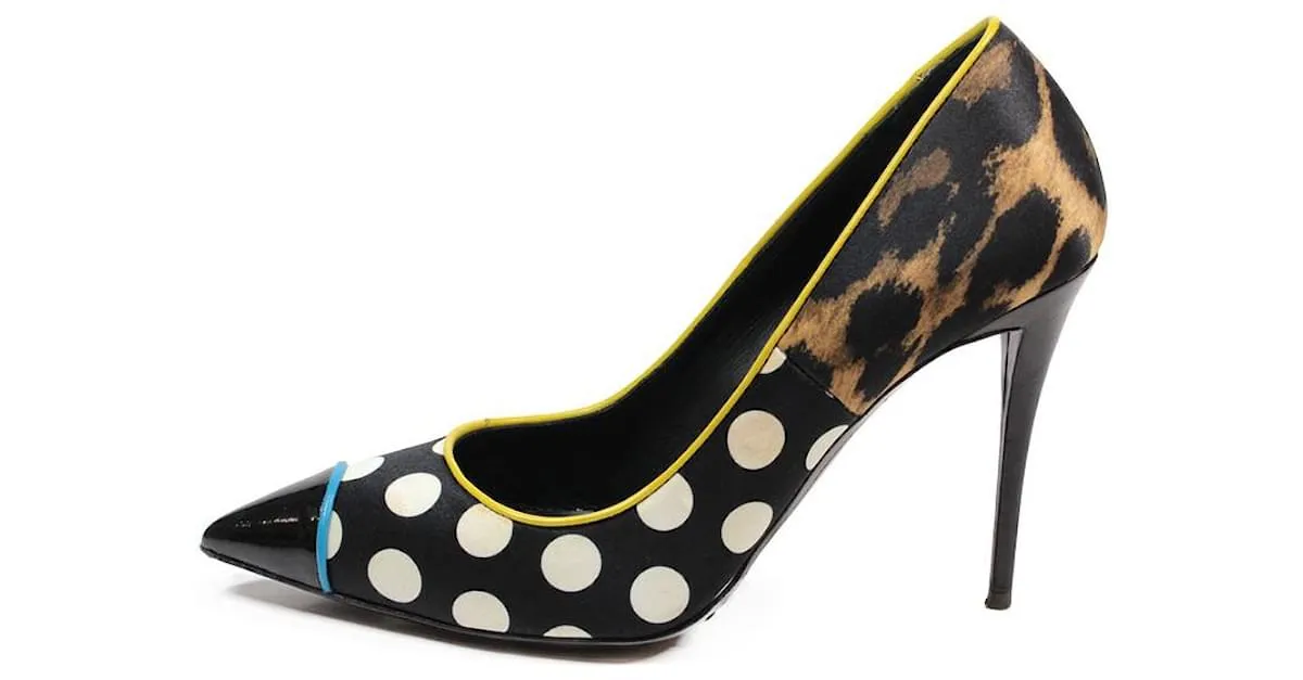 Giuseppe Zanotti Tacones Negro Multicolor 