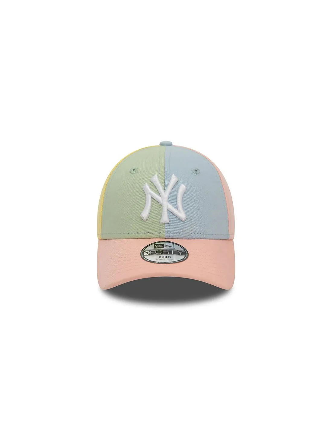 Gorra New Era Child Block 9FORTY Rosa Infantil