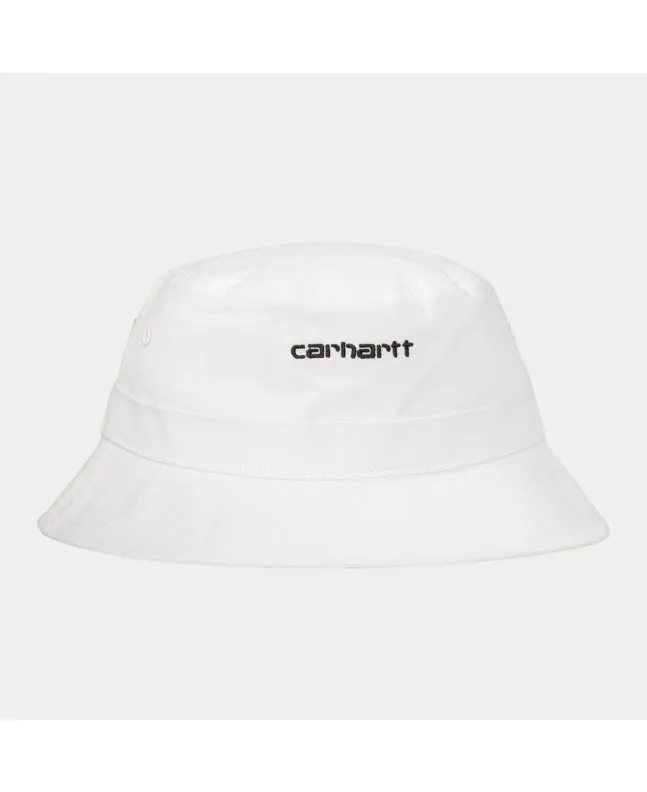 Gorro de pescador Carhartt WIP Script Bucket Blanco