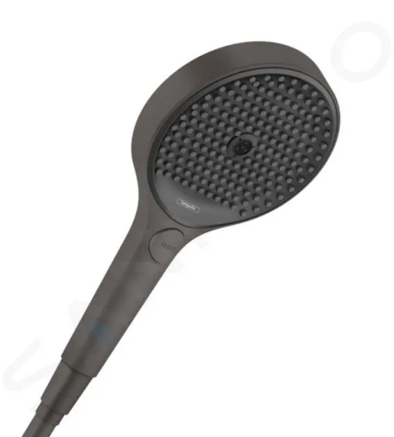 HANSGROHE RAINFINITY  ALCACHOFA DE DUCHA 130, 3JET, CROMO NEGRO CEPILLADO 26864340