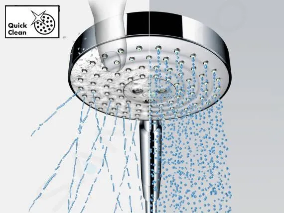 HANSGROHE RAINFINITY  ALCACHOFA DE DUCHA 130, 3JET, CROMO NEGRO CEPILLADO 26864340