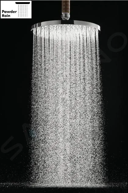 HANSGROHE RAINFINITY  ALCACHOFA DE DUCHA 130, 3JET, CROMO NEGRO CEPILLADO 26864340