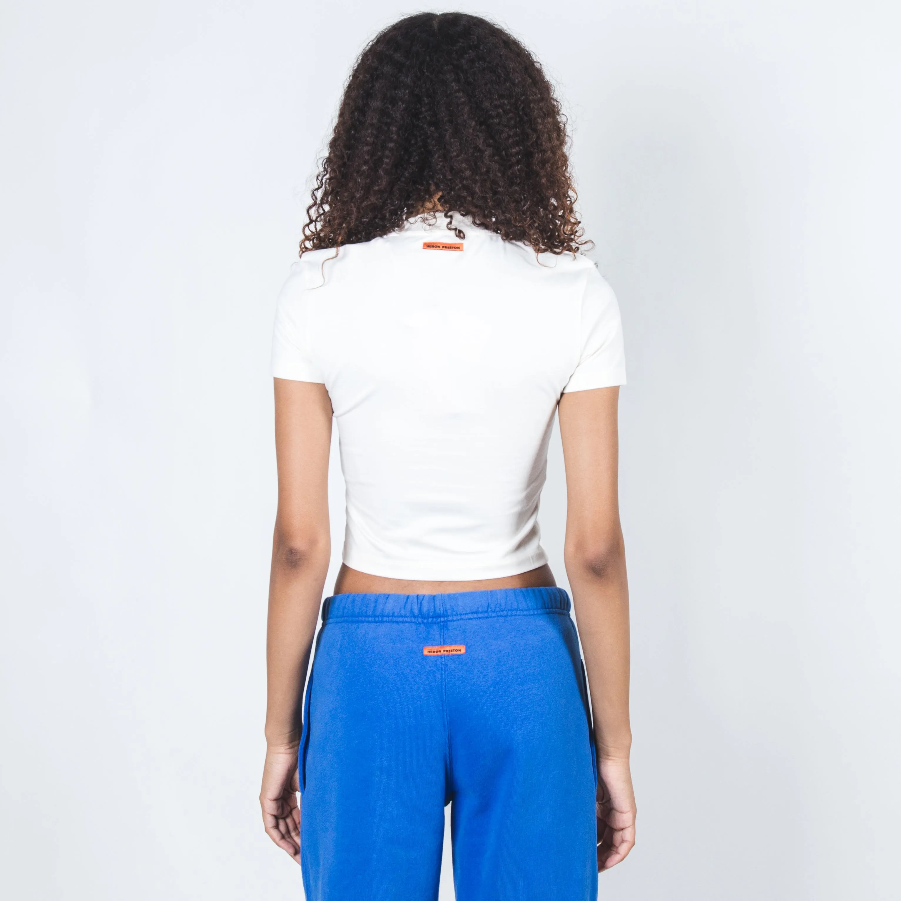 HERON PRESTON SS BABY TEE WHITE BLACK