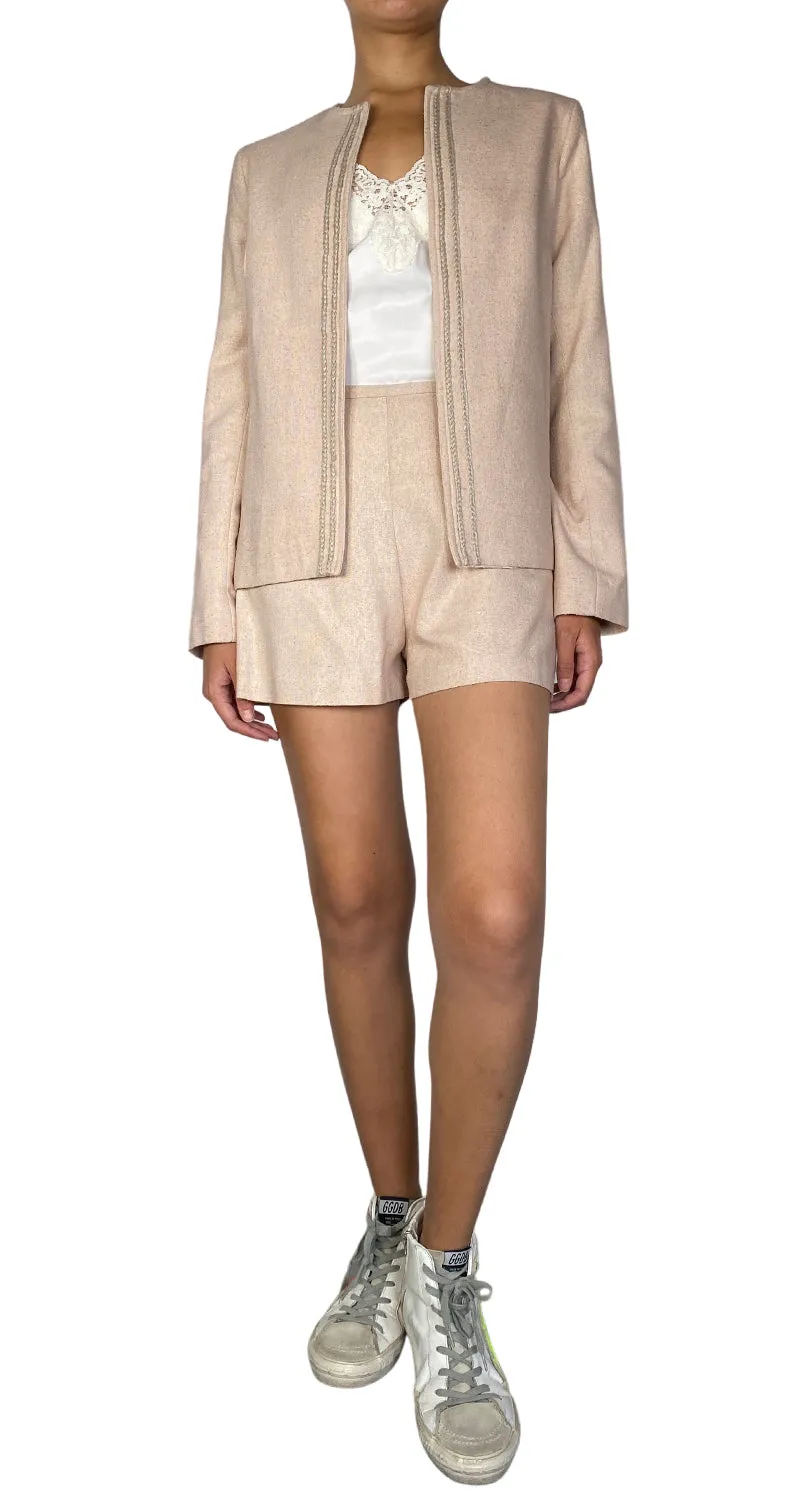 HILA Chaqueta Seda Rosa Pastel