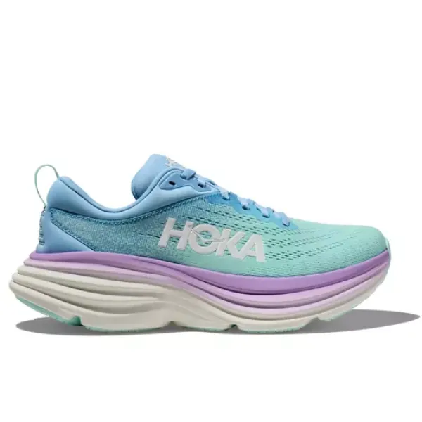 HOKA Bondi 8 Wide Airy Blue/Sunlit Ocean para mujer
