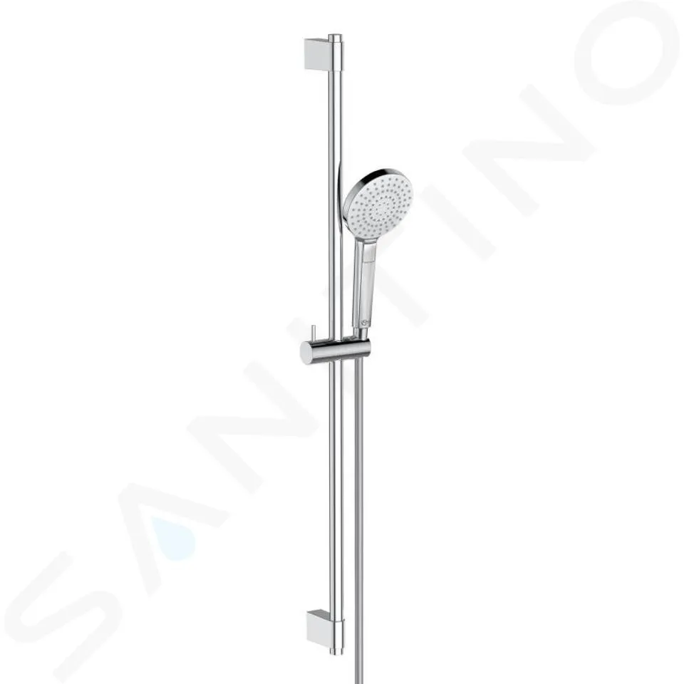 IDEAL STANDARD IDEALRAIN EVO JET  CONJUNTO DE DUCHA CIRCLE, BARRA 90 CM CON TELEDUCHA, 3 CHORROS, CROMO B2237AA