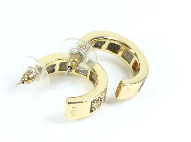 inconnue Aretes Dorado 
